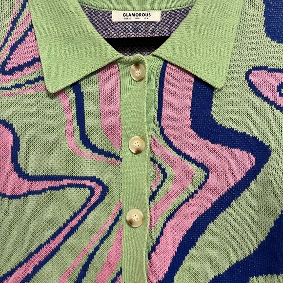 Funky collared cardigan - Picture 3 of 3